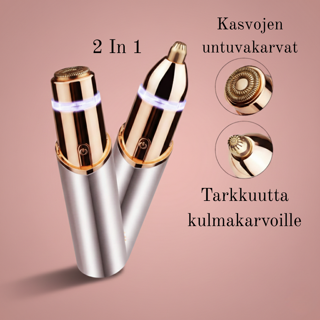 Clear Beauty 2-In-1   Terävät kulmakarvat ja kasvojen karvat pois